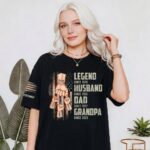 Legend Husband Dad Grandpa Since Custom Family Names T Shirt2