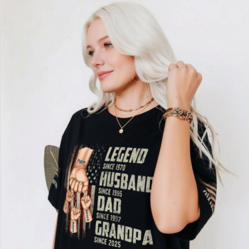Legend Husband Dad Grandpa Since Custom Family Names T Shirt1