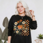 Love Grandma Life Pumpkin Floral Fall Sweatshirt for Women2