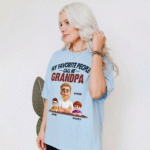 My Favorite People Call Me Grandpa Custom Family T Shirt Gift2