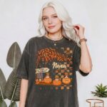 Nana Little Pumpkins Personalized Fall Shirt with Kids Names2