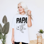 Papa The Man The Myth The Legend Personalized Family Fist Bump T Shirt2