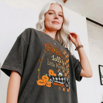 Personalized Little Pumpkins Truck Fall TShirt Autumn Shirt Gift 1