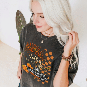 Personalized Little Pumpkins Truck Fall TShirt Autumn Shirt Gift 2