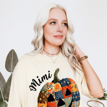 Personalized Patchwork Pumpkin Halloween Sweatshirt for Family2