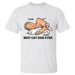 Best Cat Dad Ever Custom Name Personalized Cat Lover Shirt