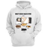 Best Dog Dad Ever Funny Fathers Day Gift T Shirt for Men