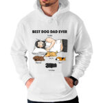 Best Dog Dad Ever Funny Fathers Day Gift T Shirt for Men