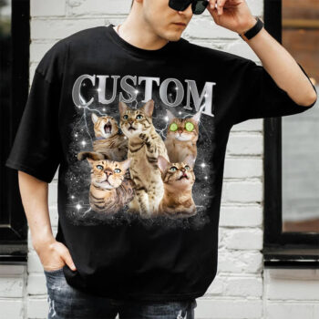 Custom Cat Lover Shirt Personalized Bengal Cat Graphic Tee