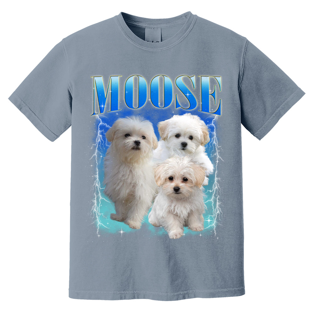 Cute Puppy Moose Graphic Tee Shirt for Women and Men Casual Wear Cute Puppy Moose Graphic Tee Shirt for Women and Men Casual Wear