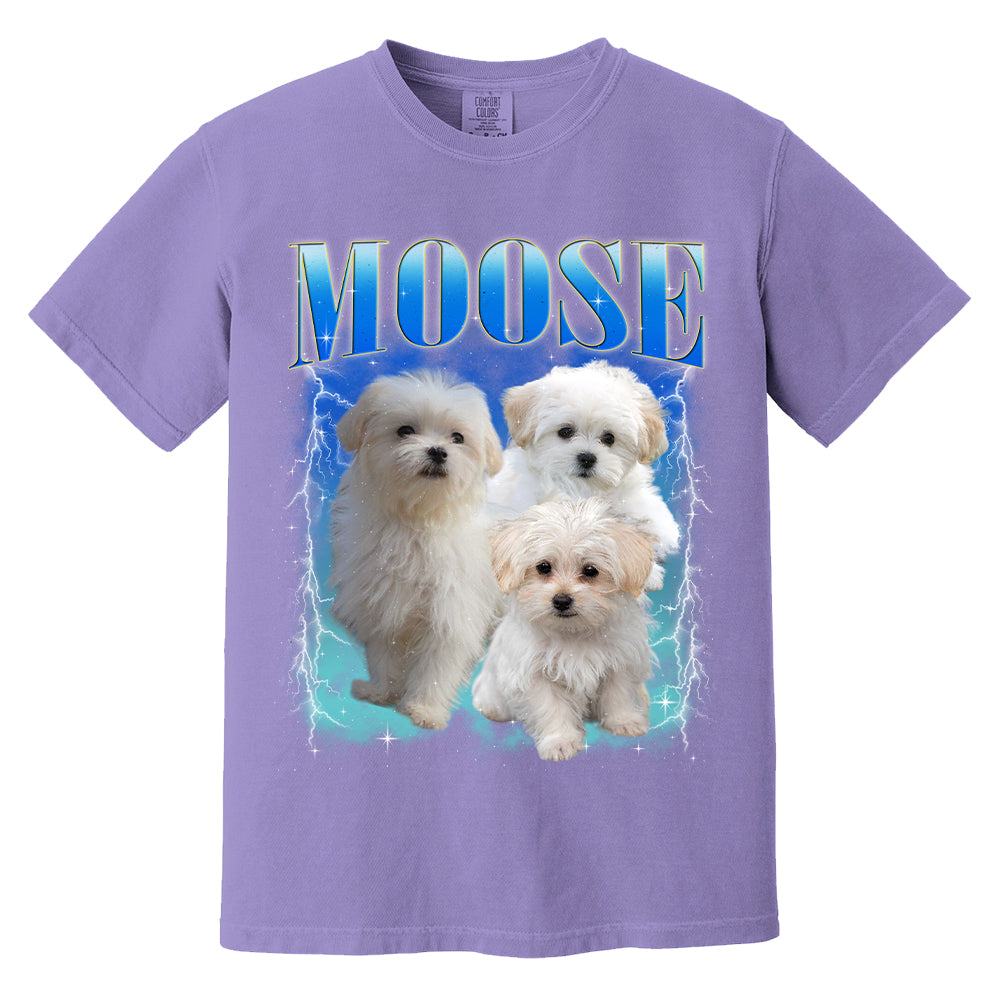 Cute Puppy Moose Graphic Tee Shirt for Women and Men Casual Wear Cute Puppy Moose Graphic Tee Shirt for Women and Men Casual Wear