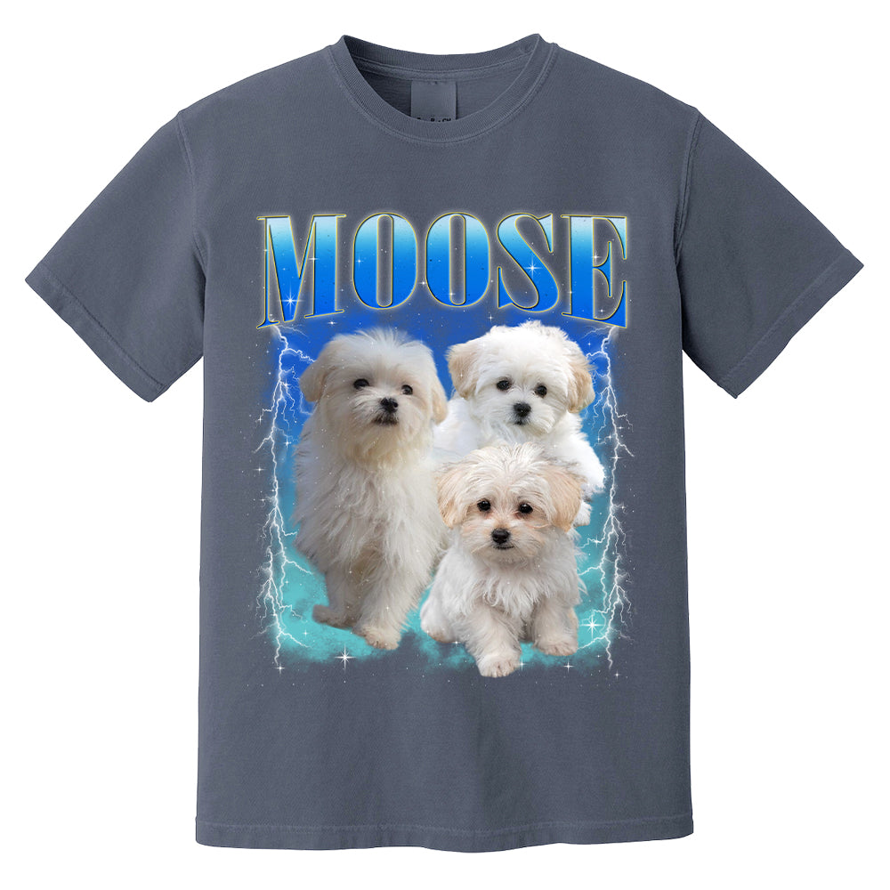 Cute Puppy Moose Graphic Tee Shirt for Women and Men Casual Wear Cute Puppy Moose Graphic Tee Shirt for Women and Men Casual Wear