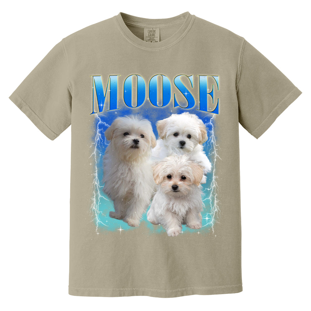 Cute Puppy Moose Graphic Tee Shirt for Women and Men Casual Wear Cute Puppy Moose Graphic Tee Shirt for Women and Men Casual Wear