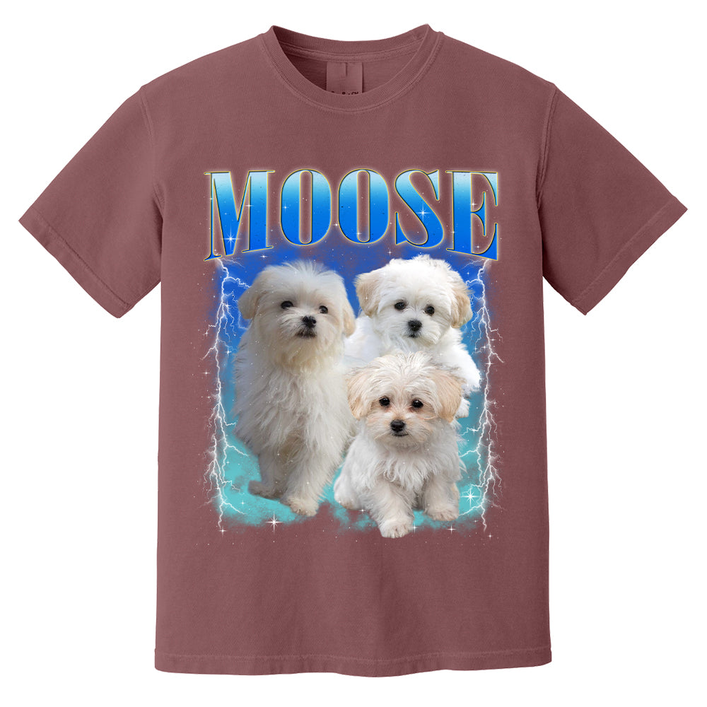 Cute Puppy Moose Graphic Tee Shirt for Women and Men Casual Wear Cute Puppy Moose Graphic Tee Shirt for Women and Men Casual Wear
