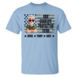 Dad Grandpa Protector Hero Custom Name Family Member Shirt