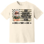 Dad Grandpa Protector Hero Custom Name Family Member Shirt