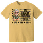 Dad Grandpa Protector Hero Custom Name Family Member Shirt
