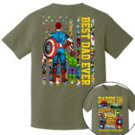 Daddy You Are My Superhero Best Dad Ever Marvel Avengers Shirt