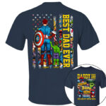 Daddy You Are My Superhero Best Dad Ever Marvel Avengers Shirt