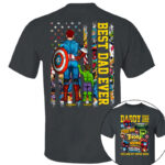 Daddy You Are My Superhero Best Dad Ever Marvel Avengers Shirt