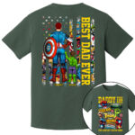 Daddy You Are My Superhero Best Dad Ever Marvel Avengers Shirt