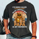 Favorite Papa Bear Shirt Gift for Grandpa and Loving Grandchildren