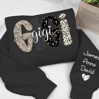 Gigi Sweater Leopard Print Gigi Shirt Personalized Gigi Gift