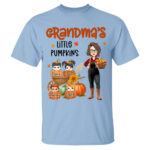 Grandmas Little Pumpkins Personalized Cute Fall Family Shirt