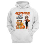 Grandmas Little Pumpkins Personalized Cute Fall Family Shirt