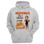 Grandmas Little Pumpkins Personalized Cute Fall Family Shirt