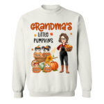 Grandmas Little Pumpkins Personalized Cute Fall Family Shirt
