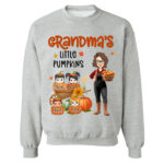 Grandmas Little Pumpkins Personalized Cute Fall Family Shirt