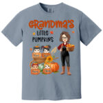 Grandmas Little Pumpkins Personalized Cute Fall Family Shirt