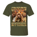 Grandpaw Custom Name Like A Regular Grandpa But Cooler Shirt
