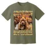 Grandpaw Custom Name Like A Regular Grandpa But Cooler Shirt