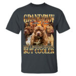 Grandpaw Custom Name Like A Regular Grandpa But Cooler Shirt