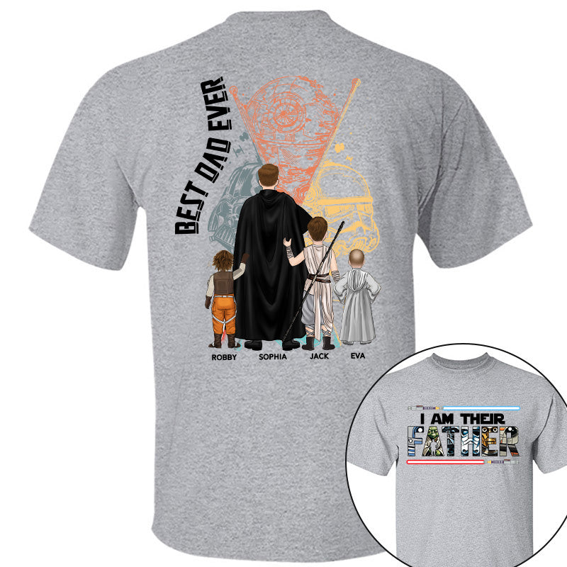 I Am Their Father Best Dad Ever Star Wars Inspired T Shirt For Men I Am Their Father Best Dad Ever Star Wars Inspired T Shirt For Men