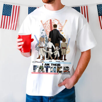 I Am Their Father Personalized Star Wars Family Matching Shirt for Dad