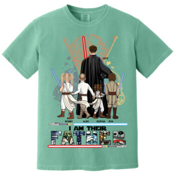 I Am Their Father Personalized Star Wars Family Matching Shirt for Dad