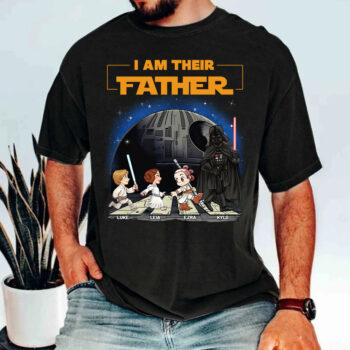 I Am Their Father Star Wars Characters Walking T Shirt for Men