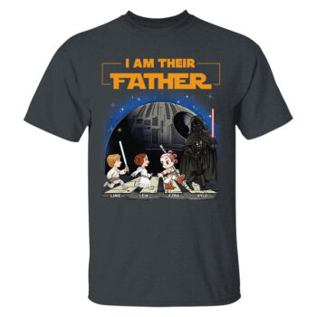 I Am Their Father Star Wars Characters Walking T Shirt for Men