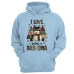 I Love Being A Grandma Snowman Christmas Sweatshirt for Women