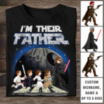 Im Their Father Custom Nickname Name And Kids Family Shirt
