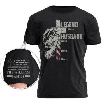 Legend Husband Dad Papa Since Vintage Family T Shirt Gift Idea