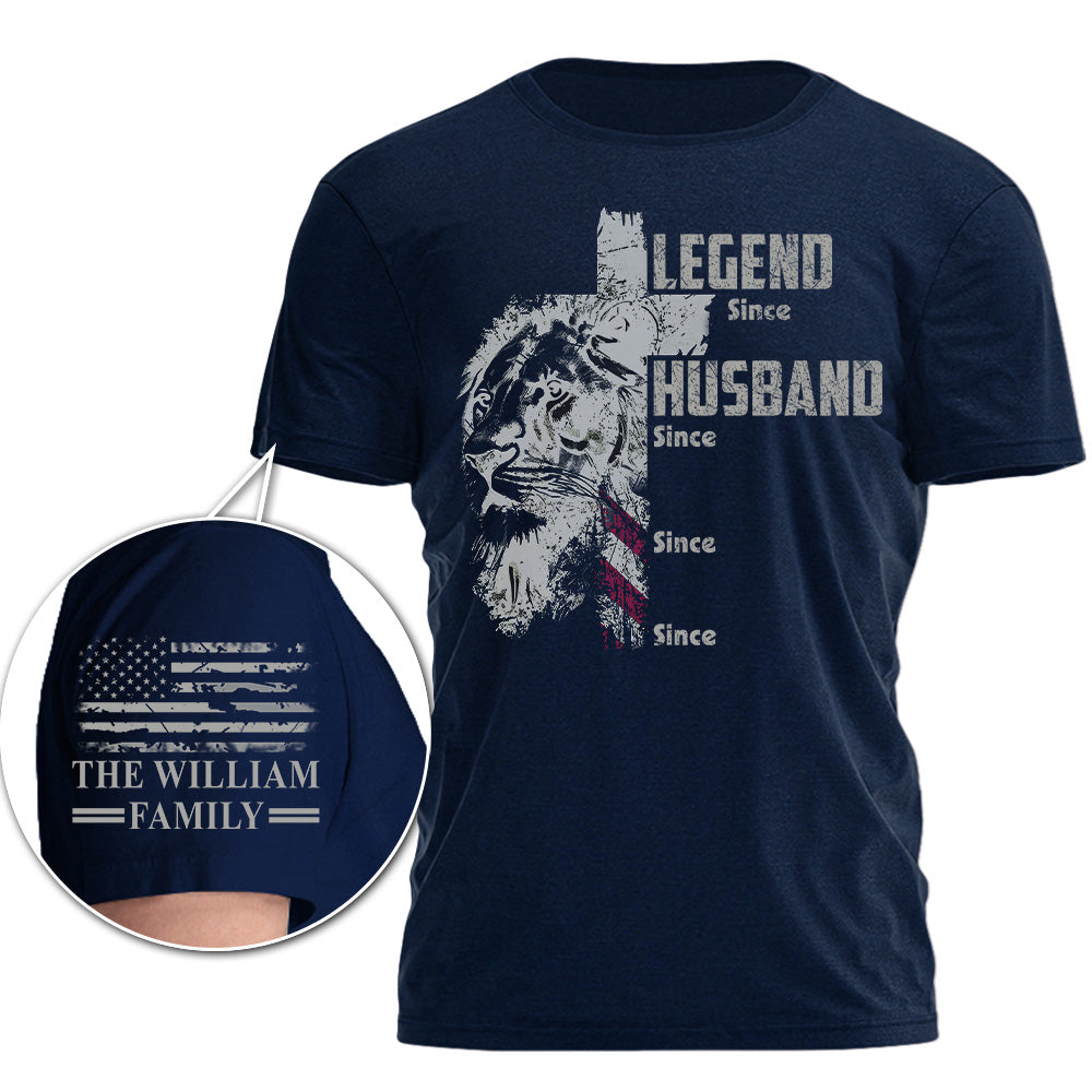 Legend Husband Dad Papa Since Vintage Family T Shirt Gift Idea Legend Husband Dad Papa Since Vintage Family T Shirt Gift Idea