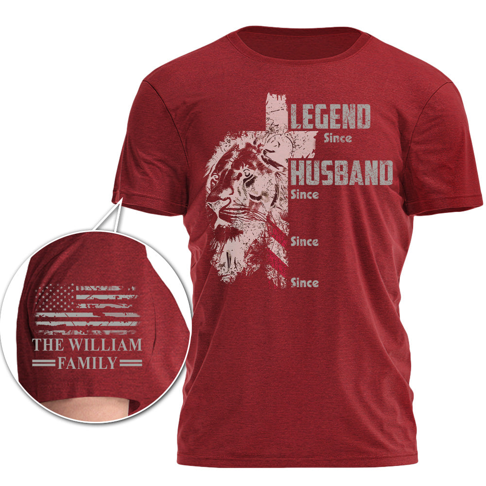 Legend Husband Dad Papa Since Vintage Family T Shirt Gift Idea Legend Husband Dad Papa Since Vintage Family T Shirt Gift Idea
