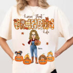 Livin That Grandma Life Personalized Shirt with Kids Names