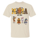 Mama Bear Halloween Family Matching Costume Shirt Est 2025