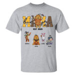 Mama Bear Halloween Family Matching Costume Shirt Est 2025