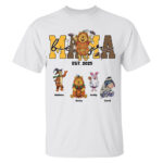 Mama Bear Halloween Family Matching Costume Shirt Est 2025